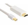 Переходник Noname Mini DisplayPort(M)-HDMI(M) UHD 4Kx2K 1.8м (Белый)  