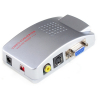 Преобразователь видеосигнала с VGA на AV(3RCA) (Серебристый)
