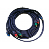 Кабель Dayton 3RCA(M) Component -3RCA(M) Component 2.0м (Синий)