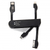 Портативный USB адаптер Noname для смартфонов 4 в 1 (Черный)