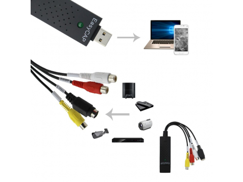 Устройство видеозахвата USB EasyCAP USB 2.0 фото 6