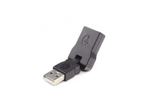 Переходник USB 2.0 (A) M/F 180 градусов фото 1