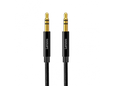 AUX кабель Lenovo AV01 3.5 jack 1м. (Черный) фото 1