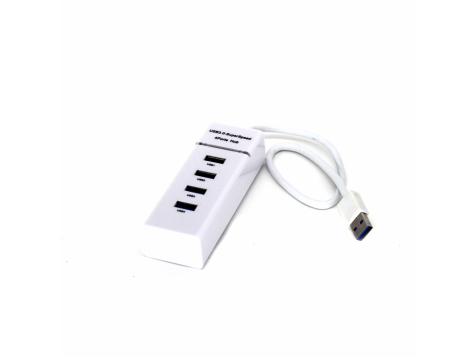 Хаб 4-Ports USB 3.0-SuperSpeed 5Gbps (Белый) фото 1