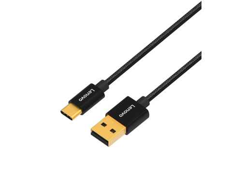 Дата-кабель Lenovo UC07 USB 2.0 AM/ Type-C 2A 1м. (Черный) фото 1