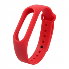 Силиконовый ремешок Noname для Xiaomi Mi Band 2 (Красный)