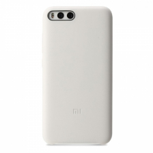 Защитный силиконовый кейс для Xiaomi Mi6 Белый (Оригинальный)