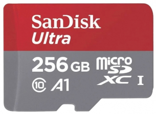 Карта памяти SanDisk Ultra microSDXC Class 10 UHS-I A1 256Gb 95MB/s (с адаптером SD)