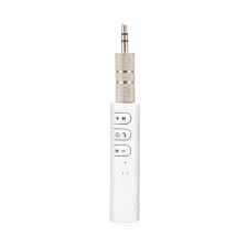Bluetooth аудио приемник Anbes с микрофоном (Белый)