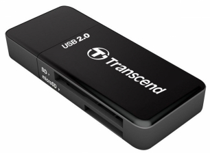 Картридер Transcend RDP5 USB 2.0 (Черный)
