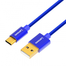 Дата-кабель Lenovo UC07 USB 2.0 AM/ Type-C 2A 1м. (Синий)