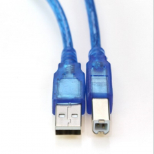 Кабель для подключения принтера USB 2.0 A(M)-B(M) 5.0м (Синий)