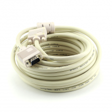 Кабель VGA 15pin HD M/M феррит никель D8mm 10m