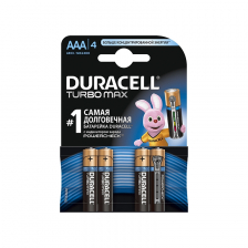 Батарейки Duracell Turbo Max AAA 4шт.