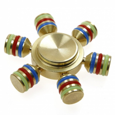 Brass Fidget Spinner Luminous Hybrid 608 Si3N4 Ceramic Bearing EDC Toy ADHD ADD (M17114)