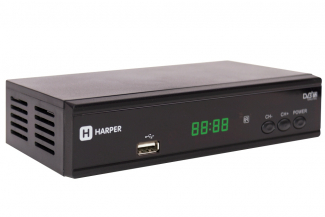 Приставка для цифрового ТВ Harper HDT2-2015 (DVB-T2)