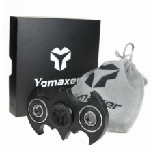 Yomaxer Batman Fidget Spinner EDC Toy Bat Shape Ceramic Bearing For Austism ADHD,ADD (YmxB8)