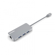 Концентратор 4 в 1 Lenovo 3xUSB 3.0/ 1 RJ45 Port C506 (Серый)