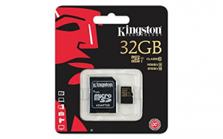 Карта памяти Kingston MicroSDHC Class10 UHS-I U1 SDCA10/32Gb (с адаптером SD)