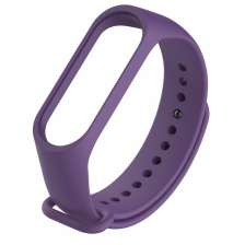 Силиконовый ремешок Noname для Xiaomi Mi Band 3 / Mi Band 4 (Пурпурный)