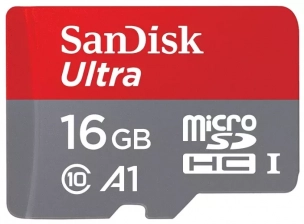 Карта памяти SanDisk microSDHC 16Gb Class 10 98 MB/s (c адаптером SD)