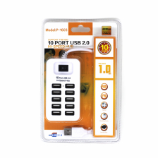 Хаб P-1603 10-Port USB 2.0 (Белый)