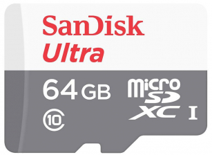 Карта памяти SanDisk Ultra microSDXC UHS-I Class 10 48MB/s 64Gb