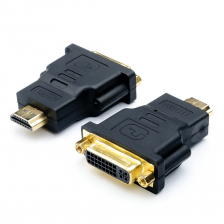Переходник HDMI (M)-DVI (F) (Черный)