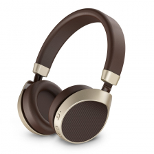 Наушники Hoco W12 Bluetooth + 3.5 Jack (Коричневые)