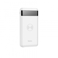 Внешний аккумулятор QI Wireless Power Bank НОСО J11 10000 mAh (Белый)