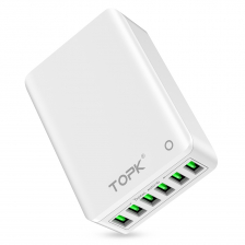 Сетевое зарядное устройство TOPK A6602 6 USB Port 7A/ 35W